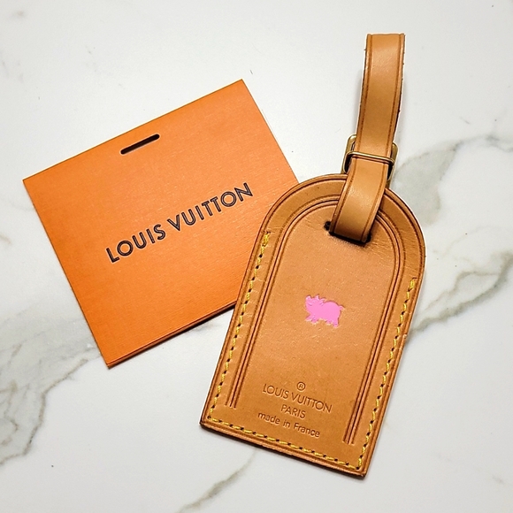 Louis Vuitton Bags Sold Louis Vuitton Pig Hotstamp Luggage Tag